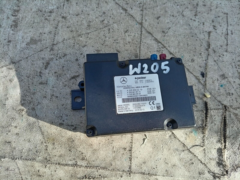 MERCEDES C CLASS W205 2014-18 TELEMATIC CONTROL MODULE A2059000219 #