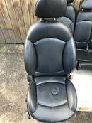 MINI COUNTRYMAN R60 2010-16 HALF-LEATHER SEATS FRONT & REAR SEAT LEFT RIGHT SEAT