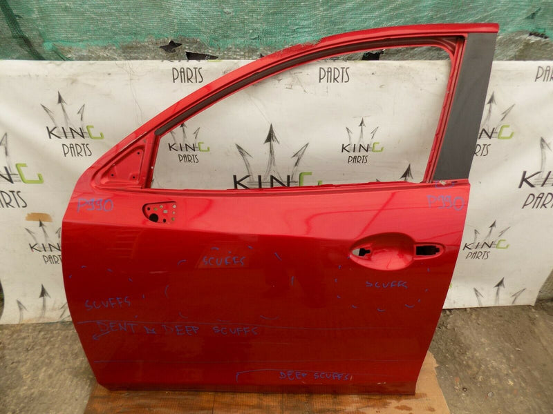MAZDA 2 DJ 2014 + FRONT LEFT PASSENGER SIDE DOOR SHELL IN RED DA6V59010
