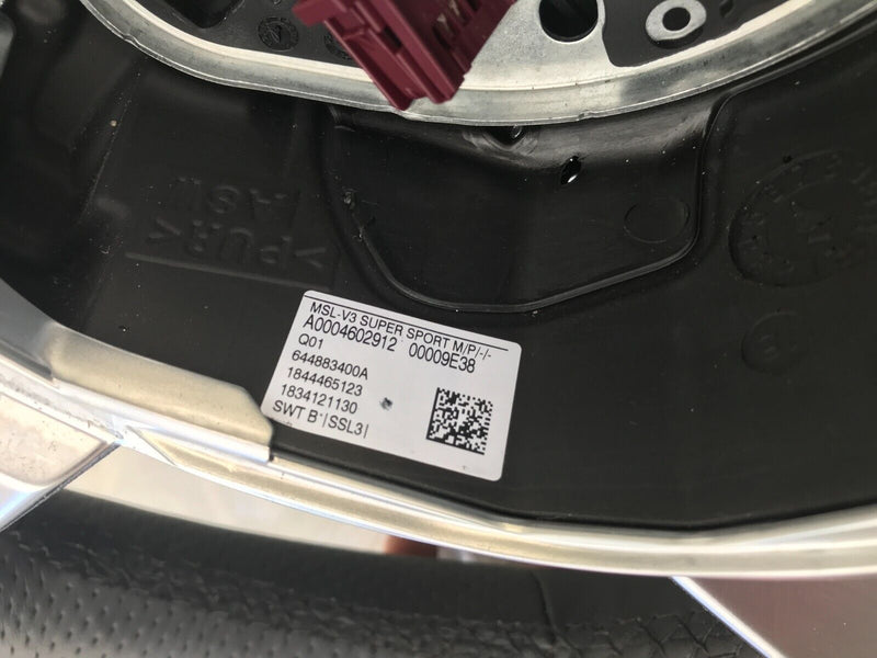 MERCEDES GLC X253 W205 W213 AMG SPORT 2016-21 STEERING WHEEL GENUINE A0004602912