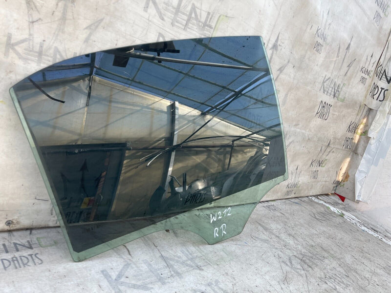 MERCEDES E CLASS W212 2010-16 REAR DOOR RIGHT DRIVER SIDE WINDOW GLASS GENUINE