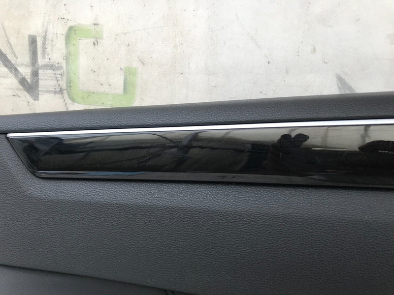 MERCEDES W212 2010-15 SALOON REAR DOOR LEATHER CARD COVER LEFT PASSENGER SIDE
