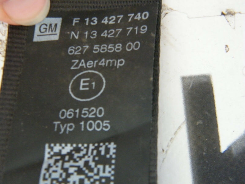 VAUXHALL CORSA E 2014-ON PASSENGER NEAR SIDE FRONT SEAT BELT 13427740