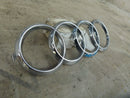 AUDI CHROME EMBLEM RINGS LOGO GENUINE