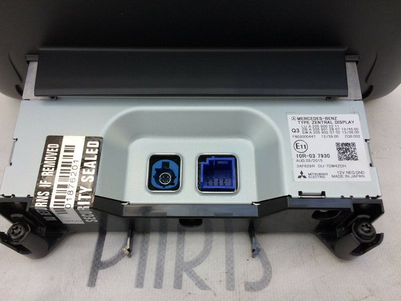 MERCEDES W205 W253 GLC W447 MONITOR CENTRAL DISPLAY SCREEN LCD NAVI A2059002211