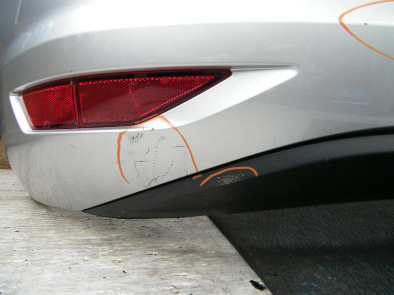 VW TOURAN II MK2 5T 2015 2016 2017 2018 SILVER REAR BUMPER 5TA807421A (0258)