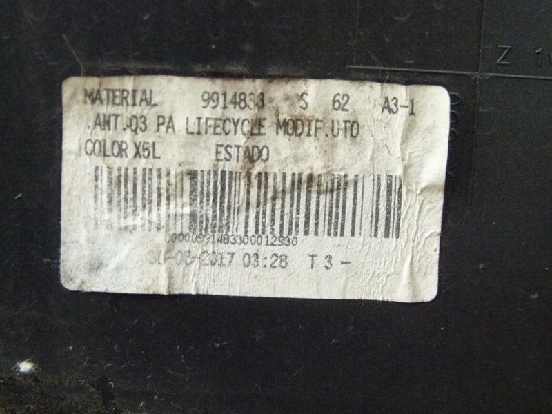 AUDI Q3 8U LCI S-LINE EDITION 2014-2016 FRONT BUMPER GENUINE 8U0807437