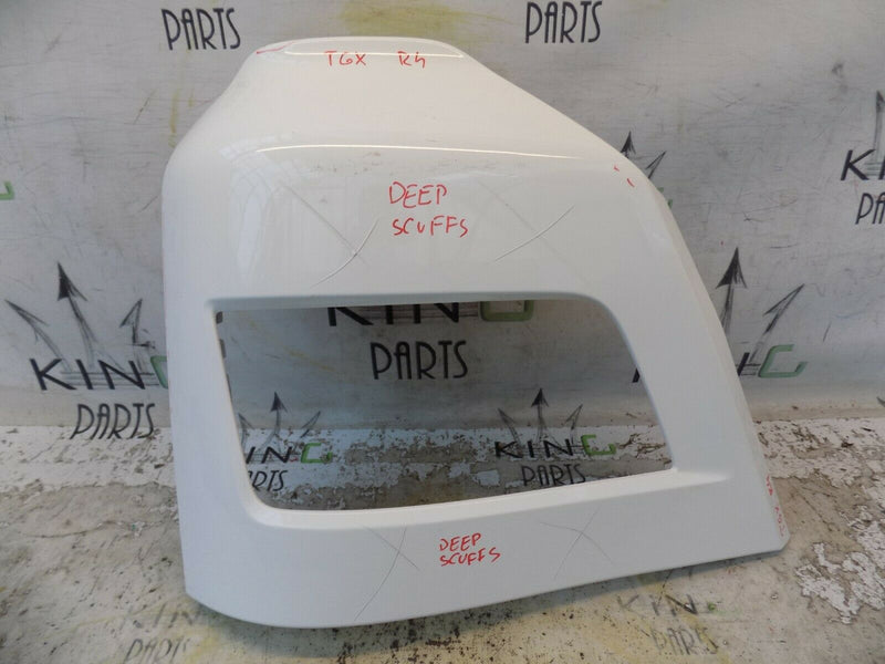 MAN TGX EURO 6 2020+RIGHT BUMPER CORNER HEADLIGHT SURROUND WHITE 81416106750