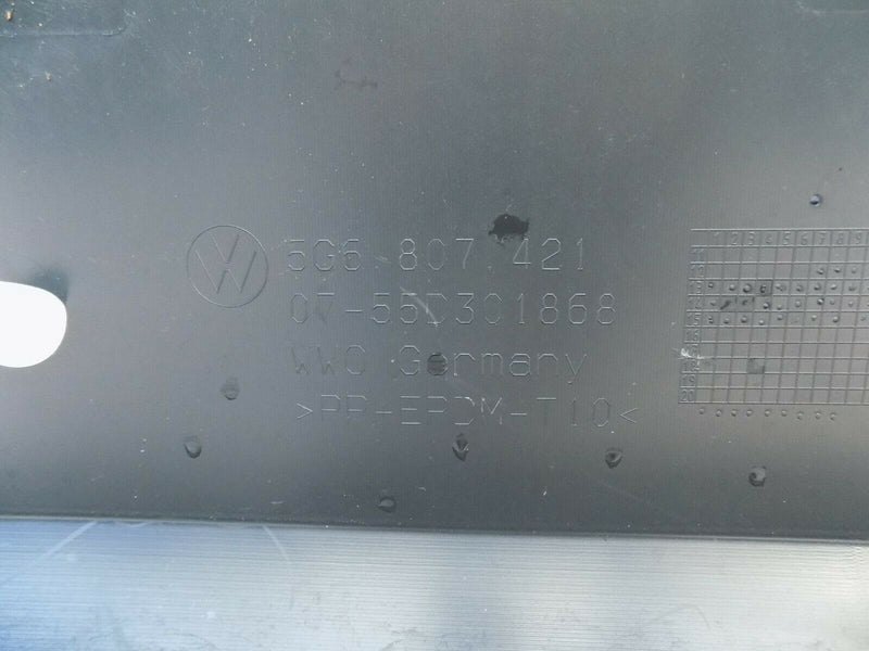 VW GOLF MK7 VII 2013-2016 BLACK REAR BUMPER GENUINE PDC 5G6807421