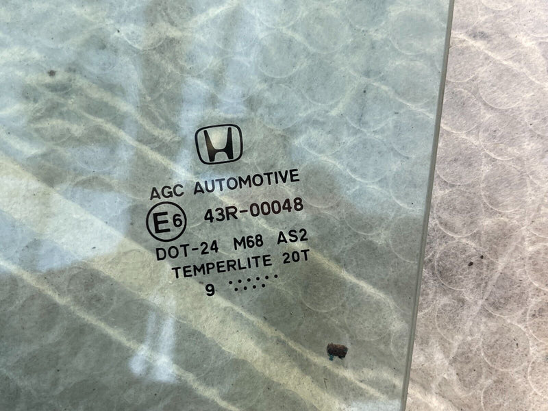 HONDA CIVIC MK8 2006-2010  REAR DOOR LEFT SIDE WINDOW GLASS GENUINE