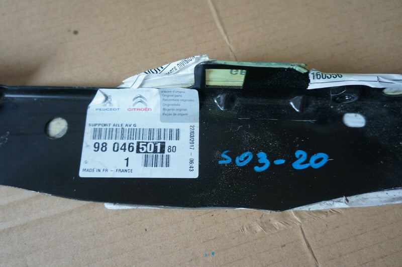 CITROEN C4 CACTUS 2014- LEFT FRONT FENDER CONNECTION SUPPORT 9804650180 (S03-20)