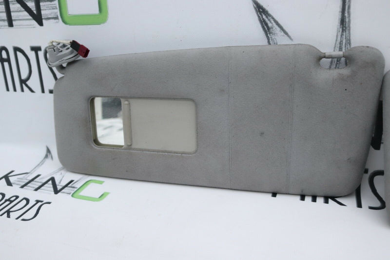 BMW X5 E53 2000-2006 PAIR OF SUN VISORS IN GREY WITH VANITY MIRROR *3
