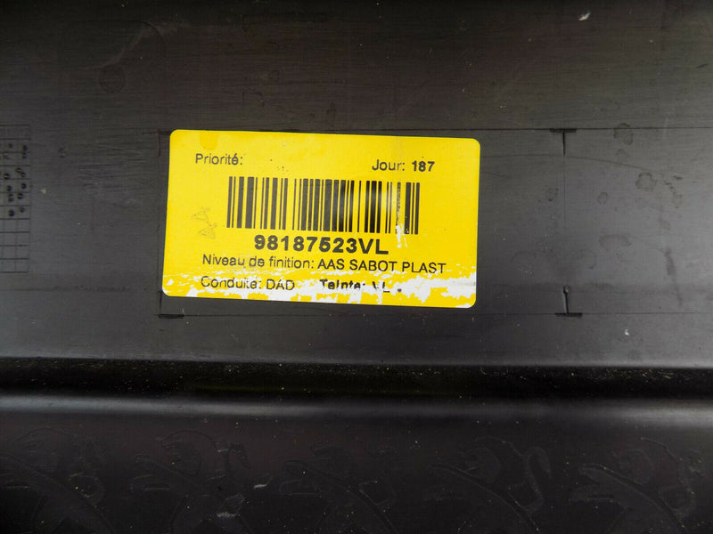 PEUGEOT 2008 FACELIFT 2017 2018 BLACK REAR BUMPER PDC HOLES 9801125577