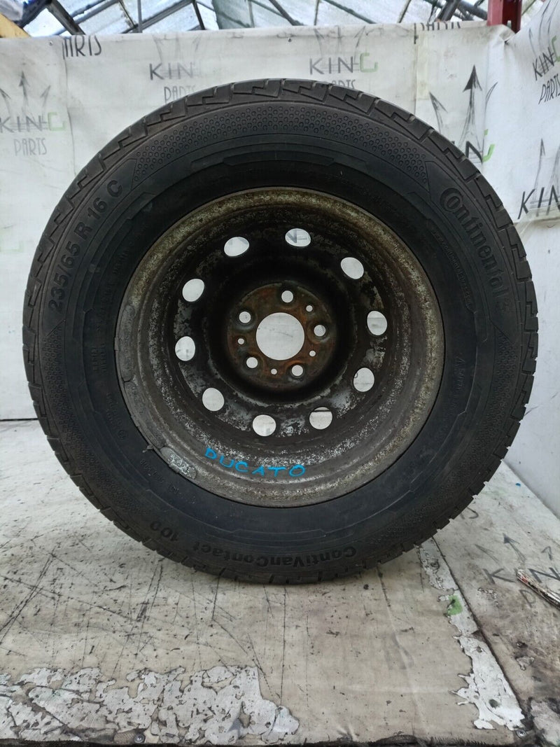 DUCATO BOXER RELAY 16" STEEL WHEEL ET68 + TYRE 235/65/16C