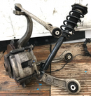 MERCEDES W205 1.6 DIESEL LEFT SIDE FRONT LEG 4x WISHBONE, HUB, CALIPER GAS STRUT