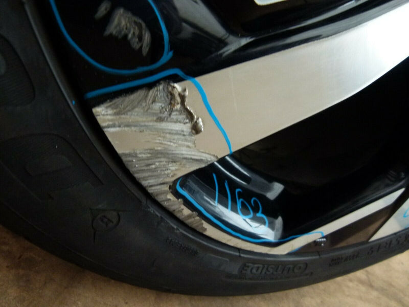 NISSAN QASHQAI 2020> ALLOY WHEEL 19" 7JX19H2 ET40 N88901-7 TYRE 225/45 R19