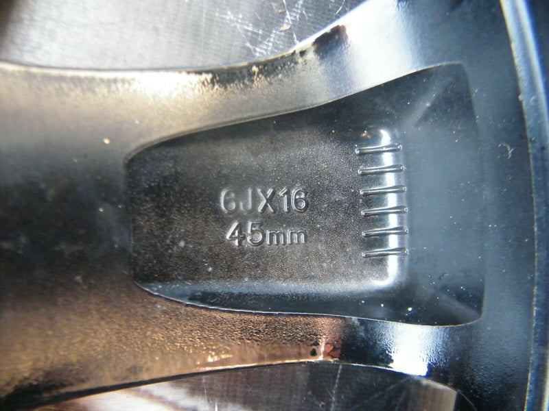 NISSAN Note 2007-2013 GENUINE ALLOY WHEEL 16" Black chrome 6Jx16 45mm BH01D(056)