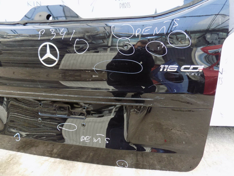 MERCEDES VITO W447 2015 - ON GENUINE REAR LIFT TAILGATE DOOR in BLACK