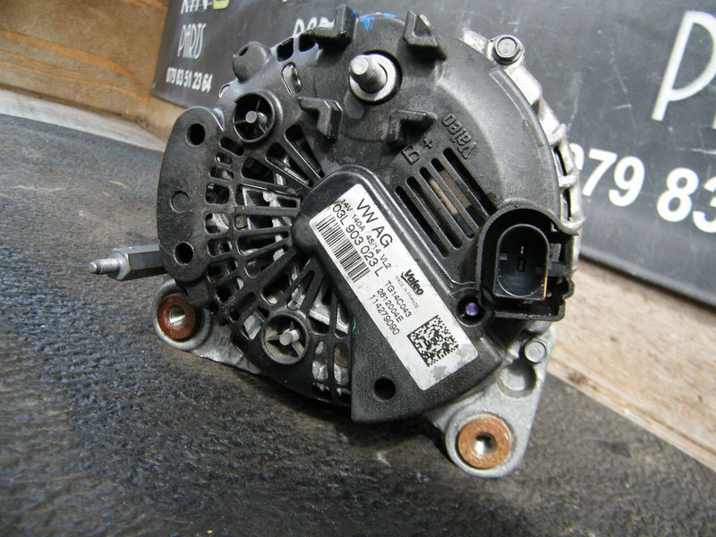 AUDI SEAT VW SKODA 2.0 TDI CRL ENGINE ALTERNATOR GENUINE VALEO 140A 03L903023L