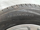 PEUGEOT 208 15" ALLOY WHEEL & TYRE 185/65/15 9673773577 6J ET23