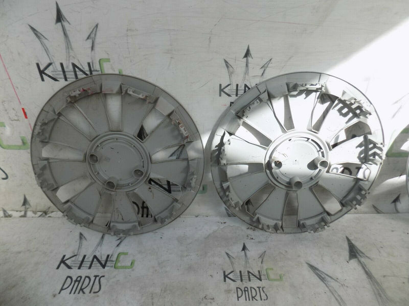 VW UP 2011-2017 FOX GENUINE CAPS 4x WHEEL TRIMS 14' CAP COVERS 1S0601147G