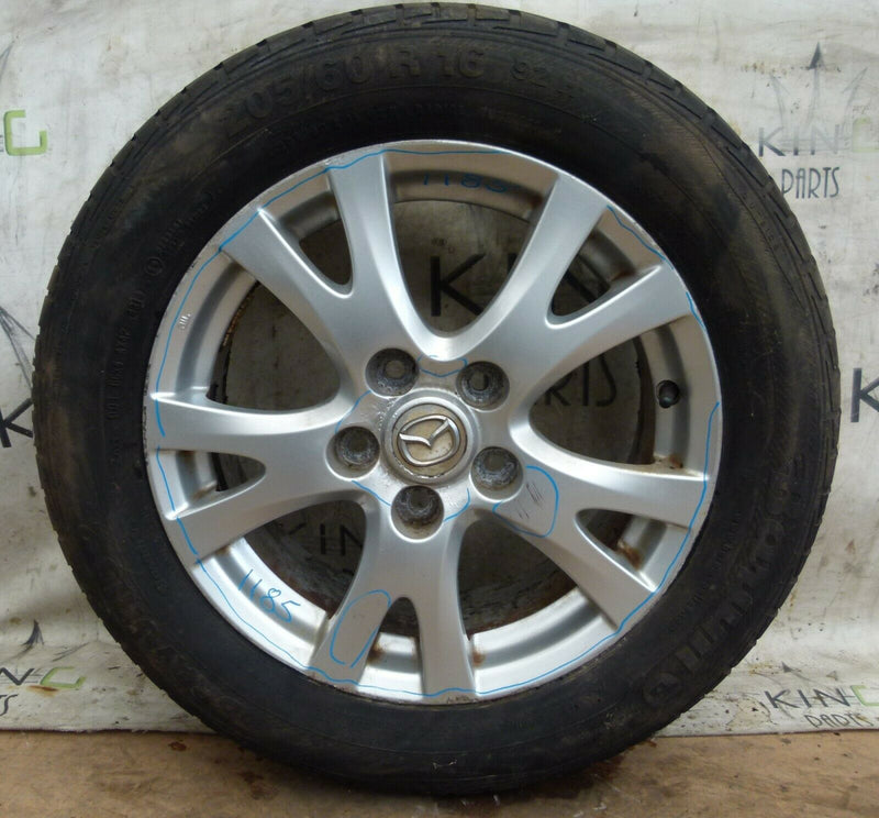 MAZDA 6 GENUINE ALLOY WHEEL 16" 6.5Jx16H2 ET55 9965796560 TYRE 205/60 R16