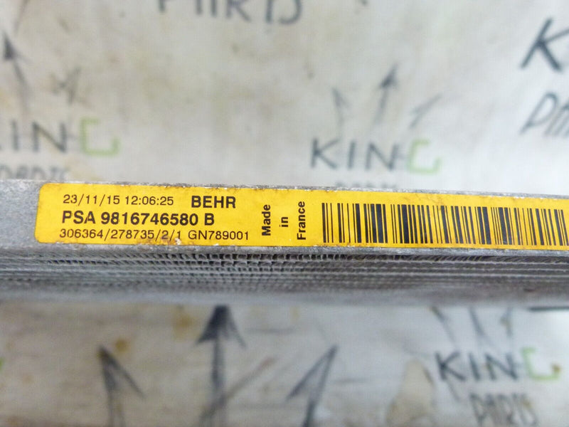 PEUGEOT 308 3008 1.6 2.0 HDI DIESEL PETROL A/C AIR CON CONDENSER 9816746580