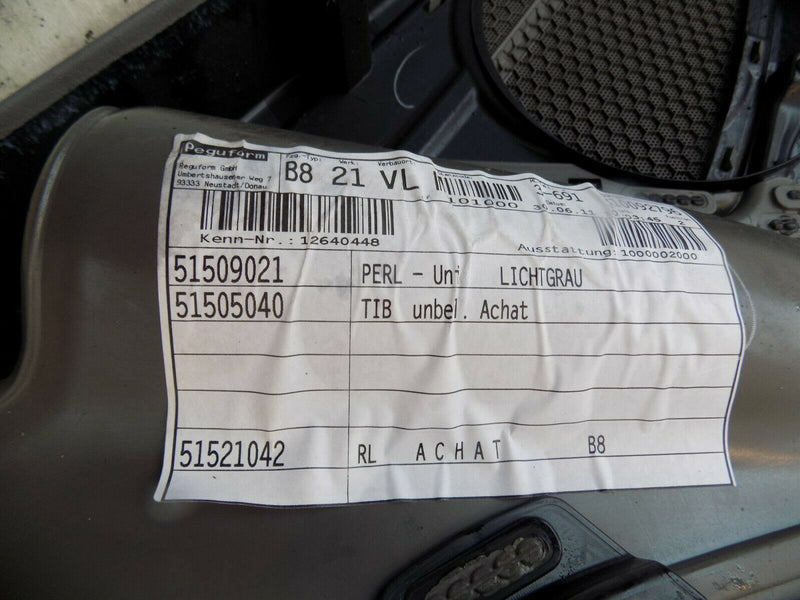 AUDI A4 B8 TFSI 2009-2015 FRONT LEFT PASSENGER SIDE DOOR CARD 8K1867105
