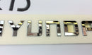 HYUNDAI i30 TUCSON LETTERING REAR BADGE CHROME EMBLEM BOOT LID TRUNK 86335-H1020