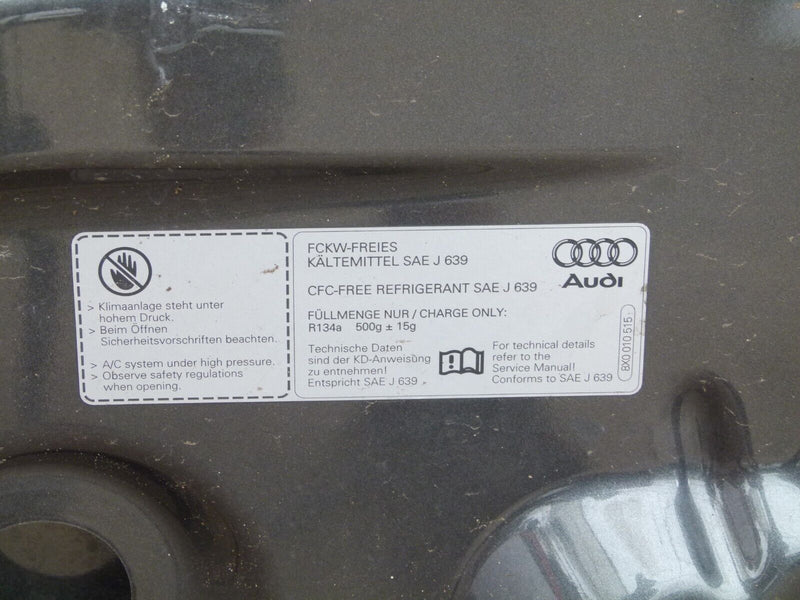 AUDI A1 2010-2015 PRE-FACELIFT ! GENUINE FRONT BONNET HOOD PANEL in GREY