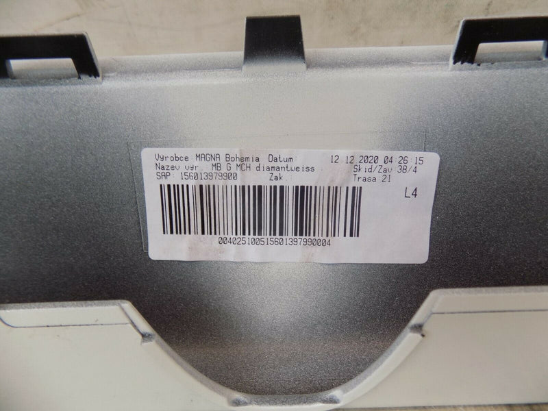 MERCEDES-BENZ G-CLASS W463 2018-ON FRONT  GRILL CENTRAL FRAME A4638880800 WHITE