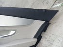 MERCEDES C CLASS W205 2014-2021 DRIVER SIDE REAR DOOR CARD BLACK & BEIGE #