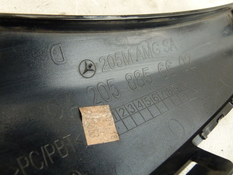 MERCEDES C W205 AMG 2014-18 FRONT BUMPER RIGHT TRIM GENUINE A2058856602