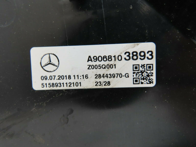 MERCEDES SPRINTER W906 DOOR LEFT WING MIRROR COMPLETE 6PIN LONG A9068103893