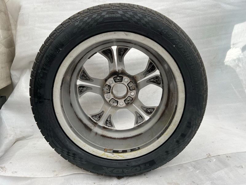 BMW X3 X4 GENUINE 18" ALLOY WHEEL 8J ET43 RIM & TYRE 245/50/18 6862889