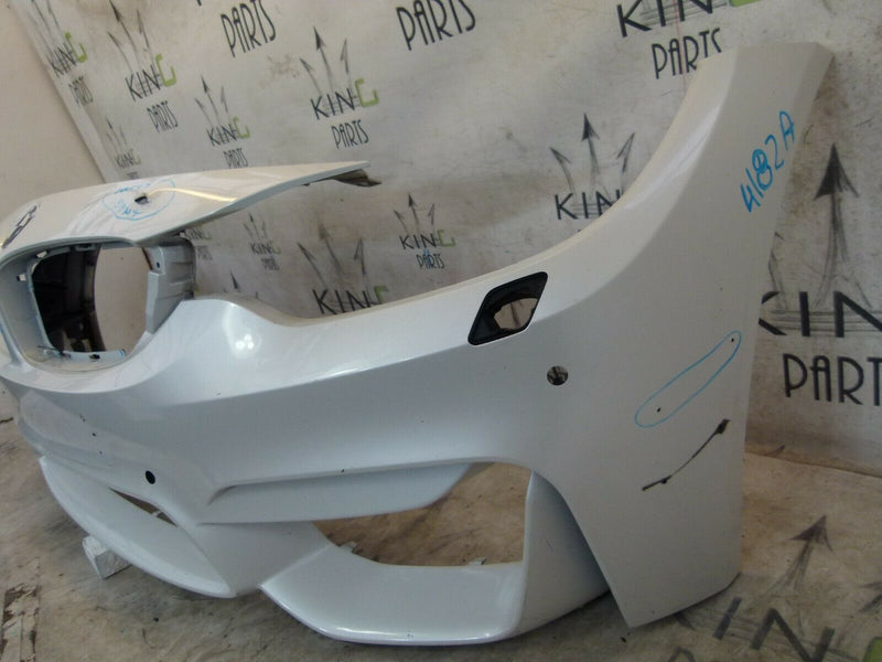 BMW M3 F80 M4 F82 2014-2019 WHITE FRONT BUMPER GENUINE PDC  8054290