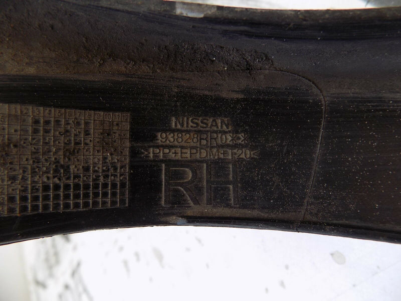 NISSAN QASHQAI 2010-2013 REAR RIGHT WHEEL ARCH TRIM COVER WING 93828BR0