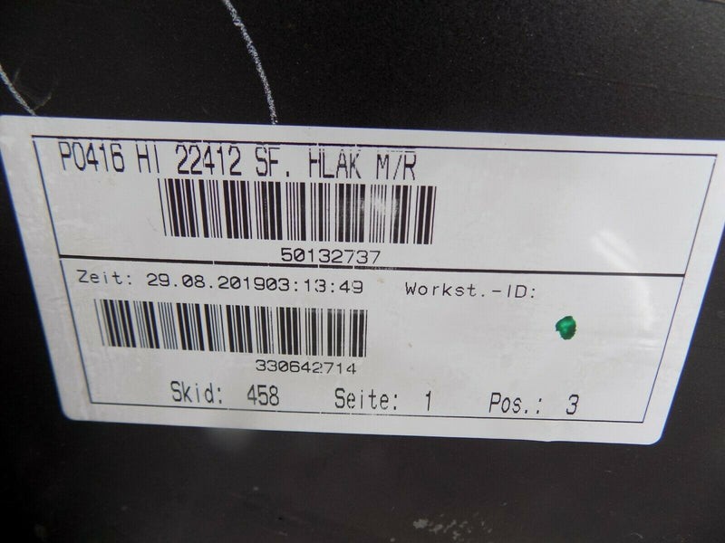 PORSCHE MACAN (95B) 2014-ON BLUE REAR BUMPER GENUINE 95B807421