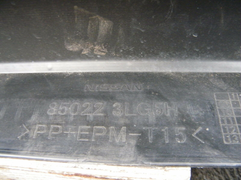 NISSAN NV200 2009-2015 REAR BUMPER GENUINE GREY PDC HOLES (A8635) 85022 3LG5H
