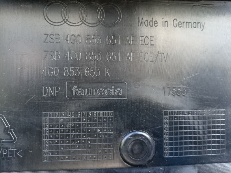 AUDI A6 C7 S-LINE 2015-2018 FRONT BUMPER GENUINE 4G0807437AB