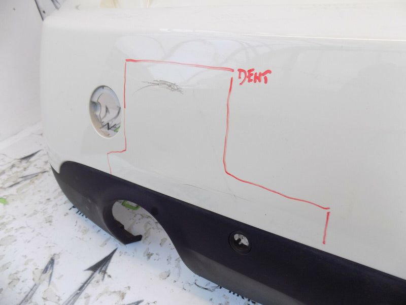 MINI COOPER HATCH F56 2014 2015 2016 WHITE REAR BUMPER GENUINE 114129-10