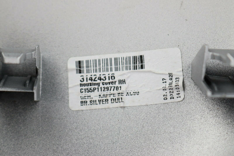 VOLVO XC90 2015-ON RIGHT WING MIRROR HOUSING COVER SILVER 31424316 /S16-25