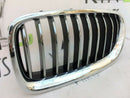 BMW F10 F11 FRONT BUMPER UPPER GRILL RADIATOR KIDNEY LEFT SIDE - 10 RIBS 7412323