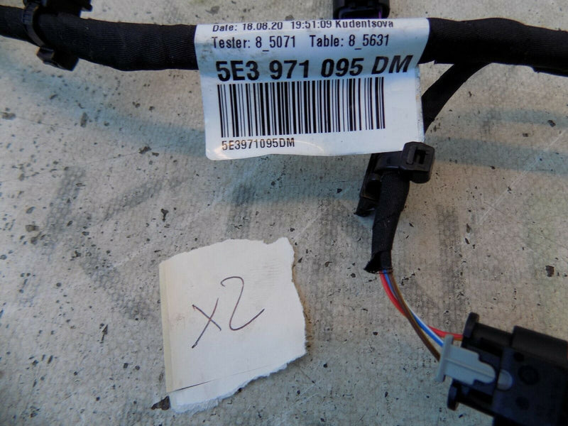 SKODA OCTAVIA  FRONT WIRING FOR ACC RADAR CONNECTION + FOG LIGHTS 5E3971095DM