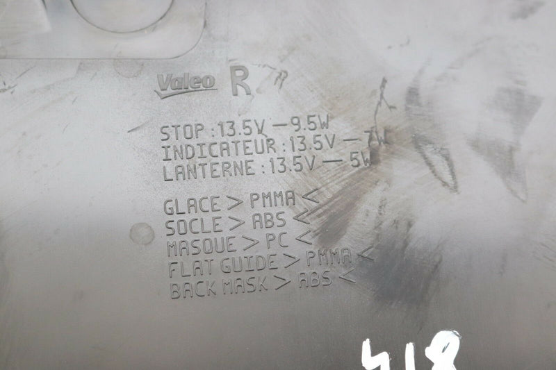 PEUGEOT 508 2019-ON BOOT LID TAILGATE RIGHT SIDE LED LIGHT LAMP REAR