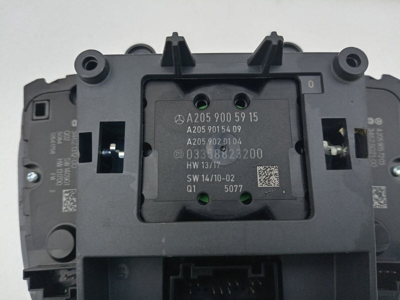 MERCEDES C CLASS W205 2014-21 MULTIMEDIA CONTROL TOUCH PAD PANEL A2059005915 #