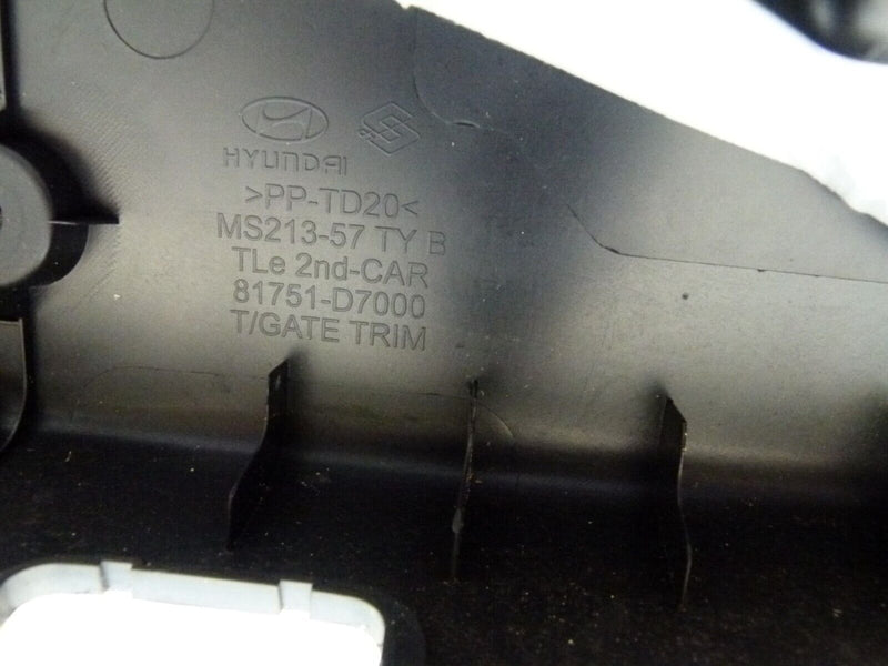 HYUNDAI TUCSON 2015-2018 BOOT TAIL GATE INNER COVER GENUINE 81751D7000