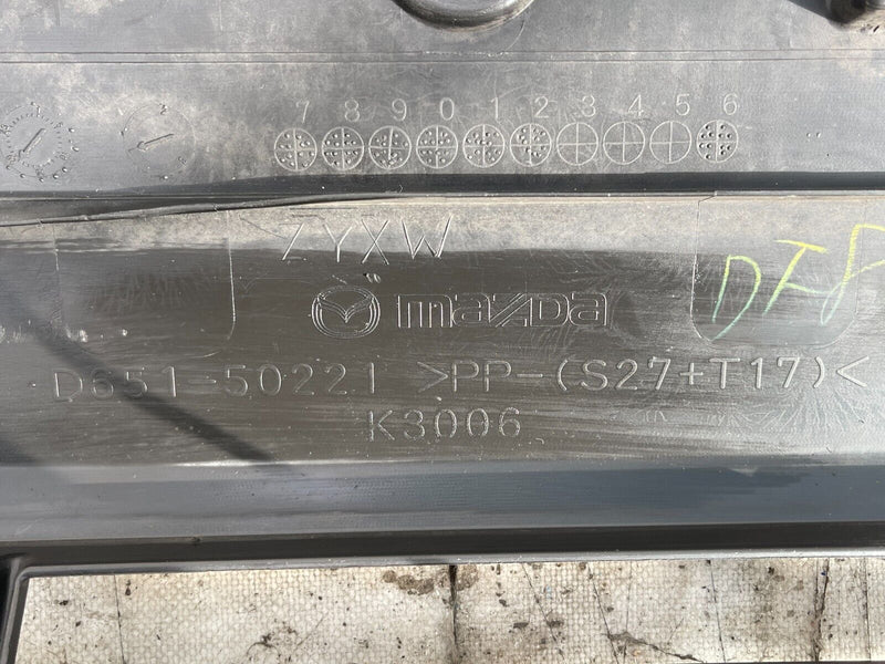 MAZDA 2 MK3 2007-2014 HATCHBACK BLUE REAR BUMPER GENUINE D651-50221