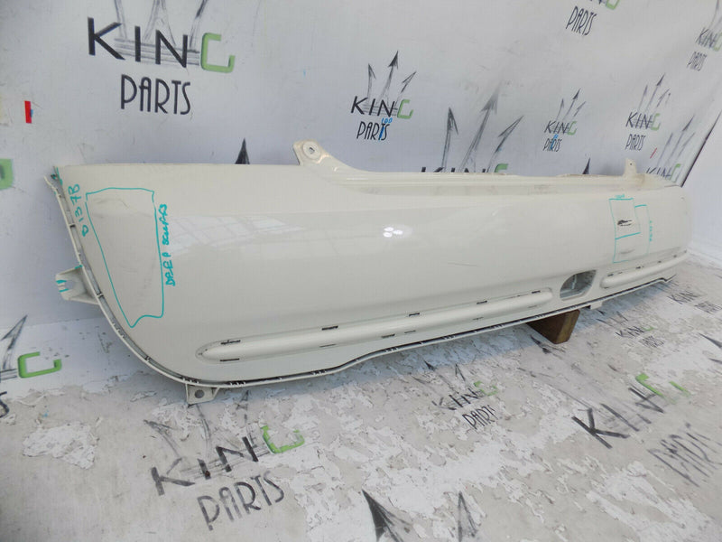 MINI HATCH R52 CONVERTIBLE 2005-2008 WHITE REAR BUMPER GENUINE CABRIO