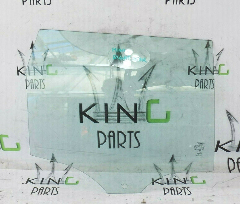 MINI COOPER S F55 5DR WINDOW GLASS REAR DOOR RIGHT DRIVER SIDE DOT24 M188